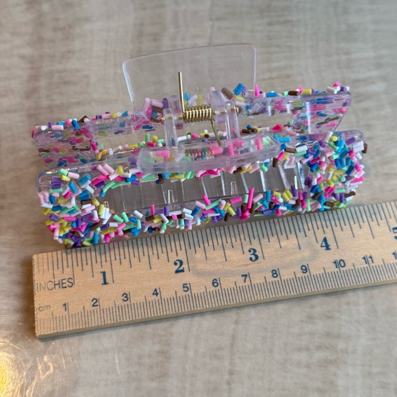 Colorful Sprinkle Hair Claw Clip - Picture 4 of 8